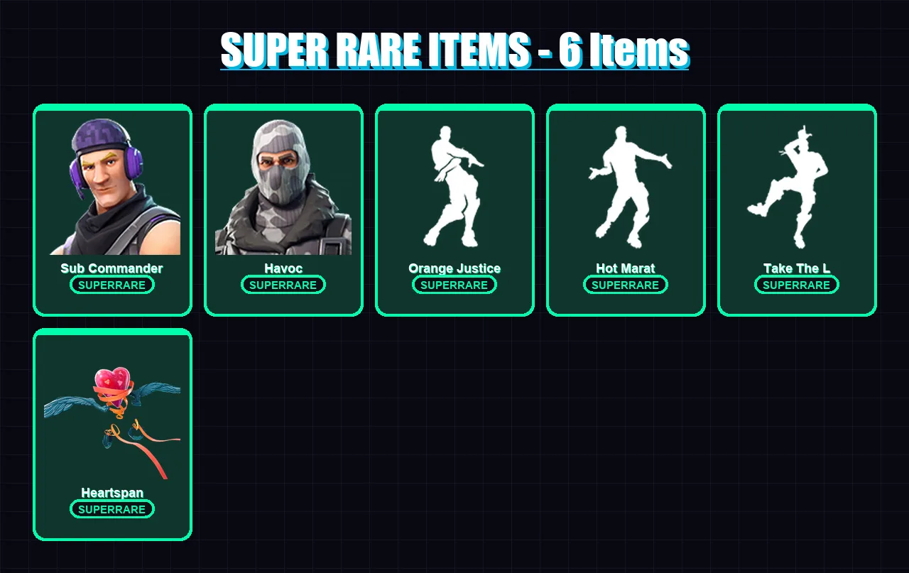 [PC/XBOX/PSN] | Sub Commander | Havoc | Carbide | Dark Voyager | Valor | 15 skin | 12 pickaxe | 22 emote | 19 glider | Lv218