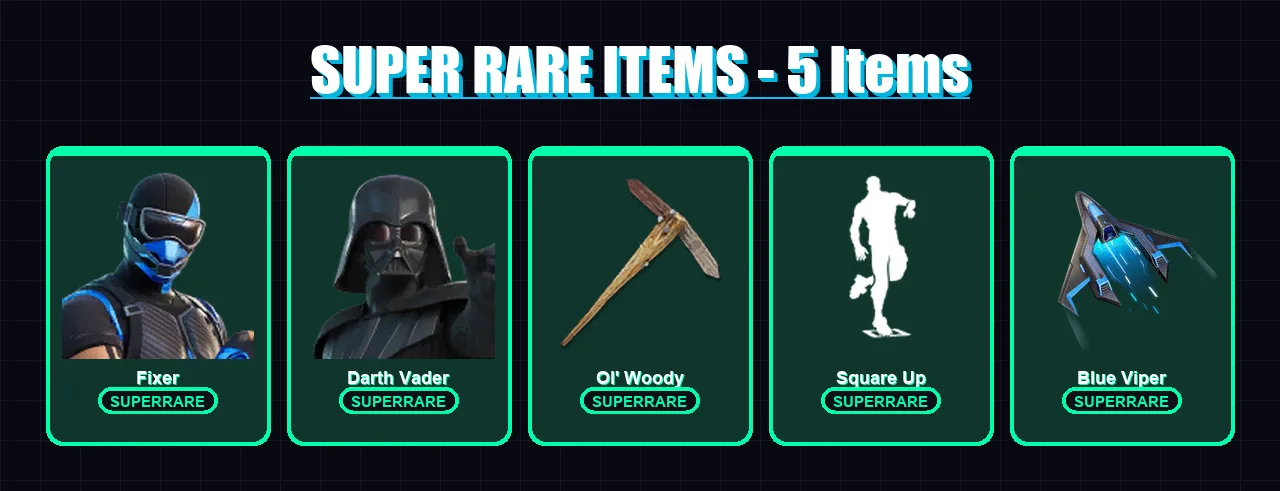 [PC] | Fixer | Darth Vader | Snap | Valeria | Malice | 276 skin | 267 pickaxe | 219 emote | 161 glider | Lv1955