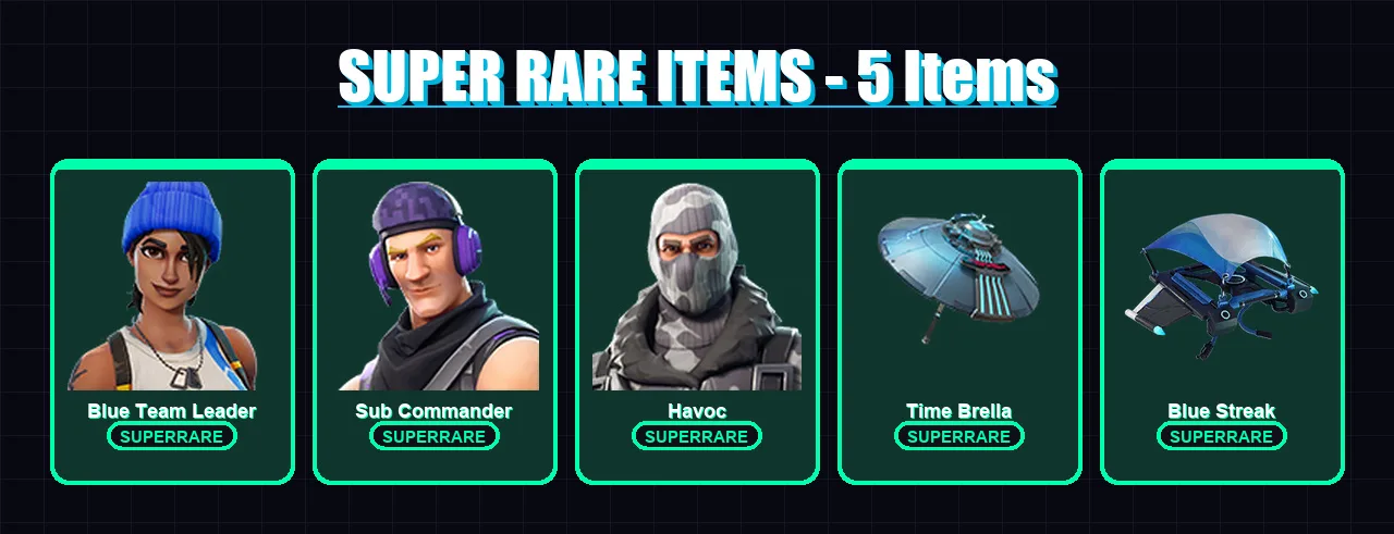 [PC/XBOX] | Blue Team Leader | Sub Commander | Havoc | Omegarok | Nezumi | 75 skin | 76 pickaxe | 61 emote | 73 glider | Lv817