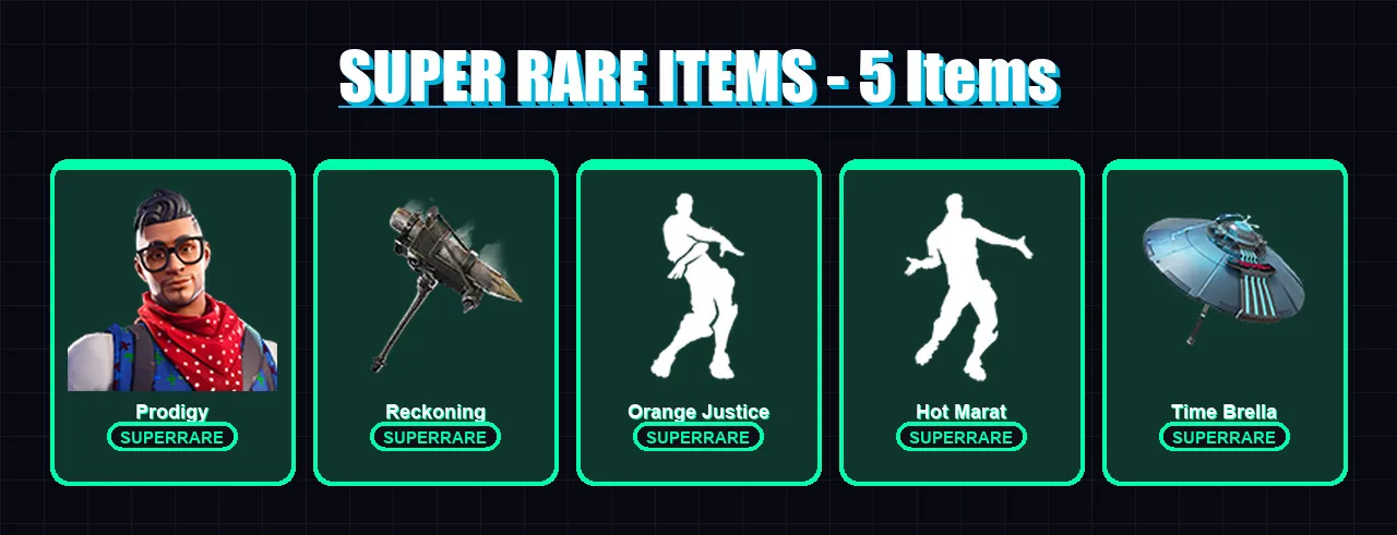 [PC/XBOX] | Prodigy | Omegarok | Omega | Valor | Spectra Knight | 30 skin | 45 pickaxe | 42 emote | 51 glider | Lv697