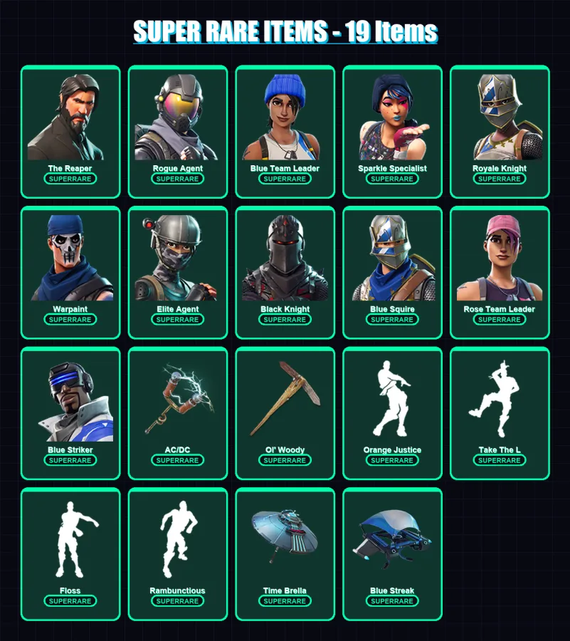 [PC/XBOX] | The Reaper | Rogue Agent | Blue Team Leader | 137 skin | Lv1742