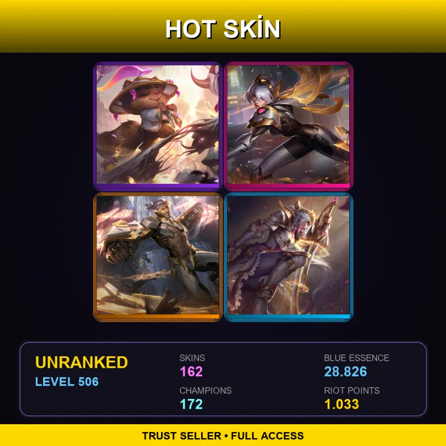 LAS | Lv506 | Unranked | 162 Skin | 172 Champ — Shurima Desert Zilean