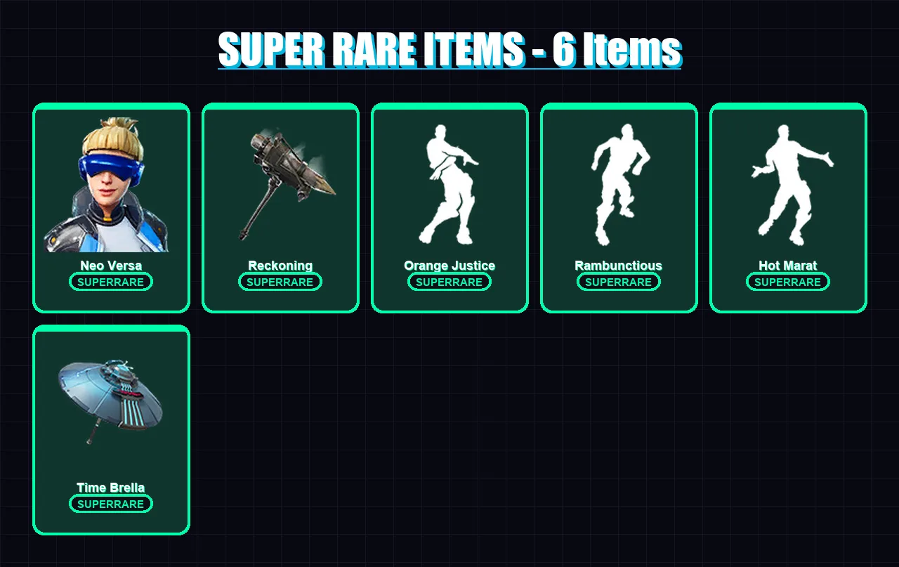 [PS4/PS5/XBOX/PC] | Neo Versa | Ruin | Hybrid | Dire | Zenith | 56 skin | 46 pickaxe | 68 emote | 50 glider | Lv869