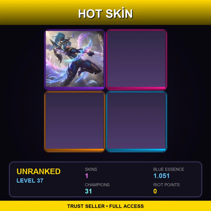 LAS | Lv37 | Unranked | 1 Skin | 31 Champ — Dawnbringer Vayne