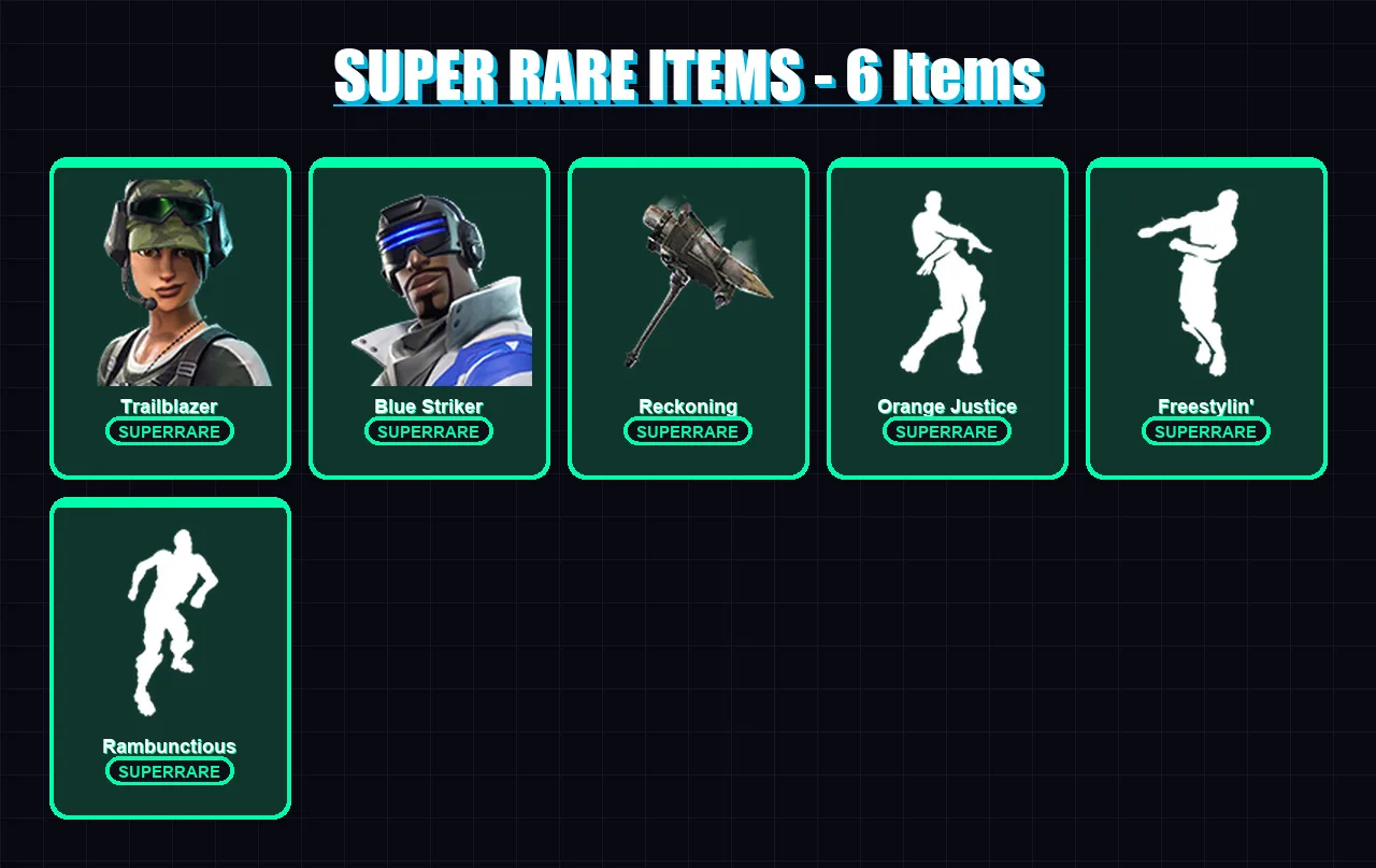 [PC/XBOX] | Trailblazer | Blue Striker | Omega | Drift | The Visitor | 22 skin | 16 pickaxe | 28 emote | 22 glider | Lv416 — Fortnite account