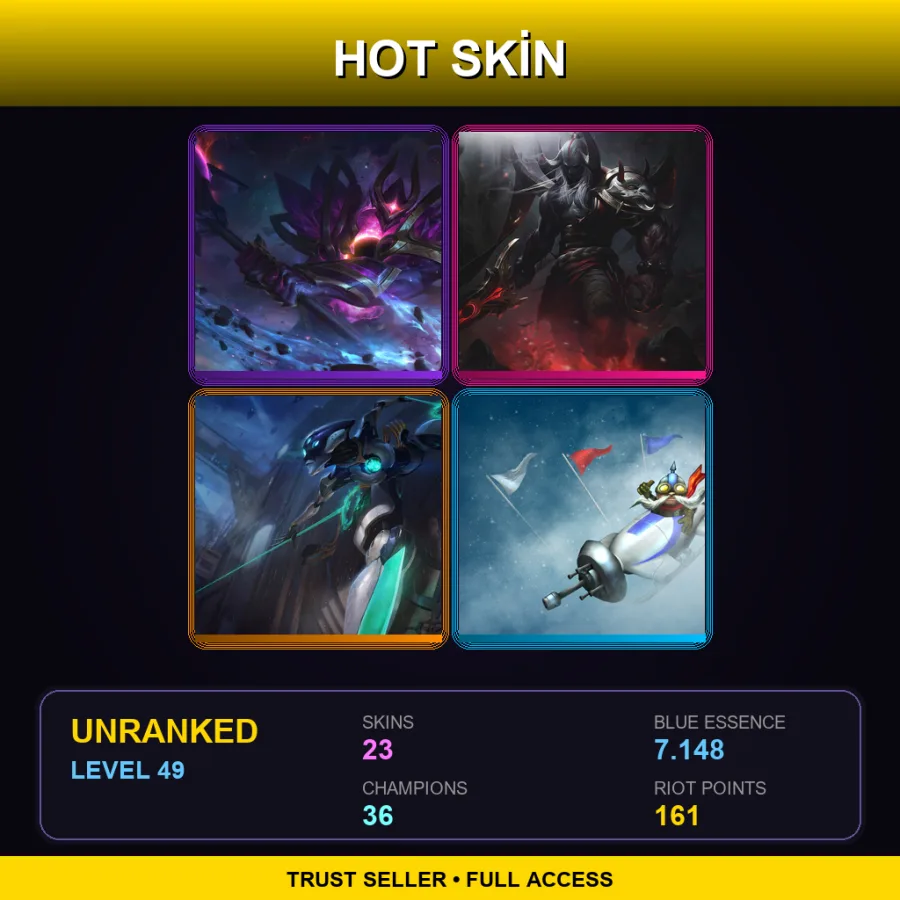 NA | Lv49 | Unranked | 23 Skin | 36 Champ — Ocean Song Zeri