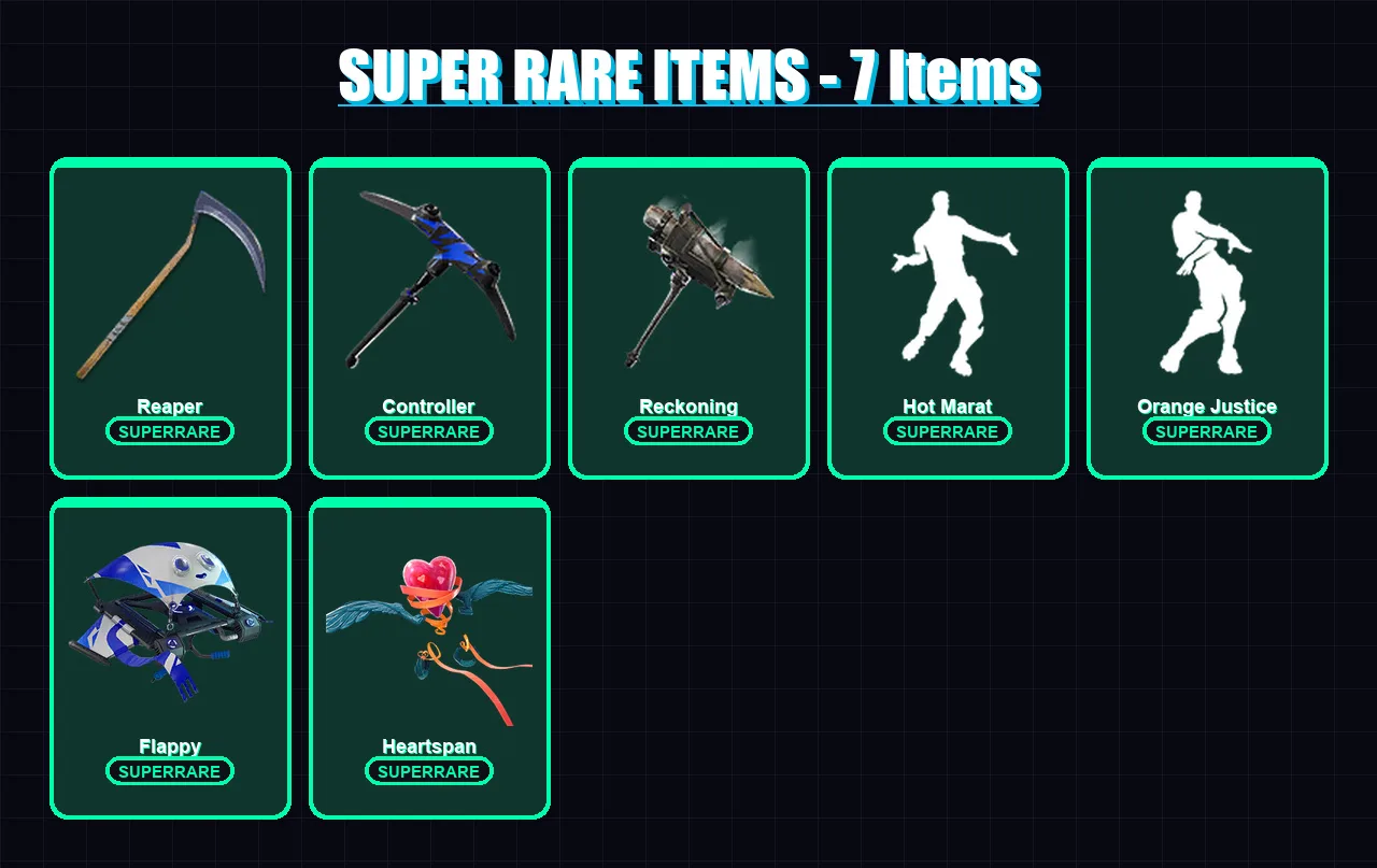 [PS4/PS5/XBOX/PC] | The Visitor | Blackheart | Ragnarok | The Ice King | Zenith | 52 skin | 38 pickaxe | 55 emote | 49 glider | Lv684