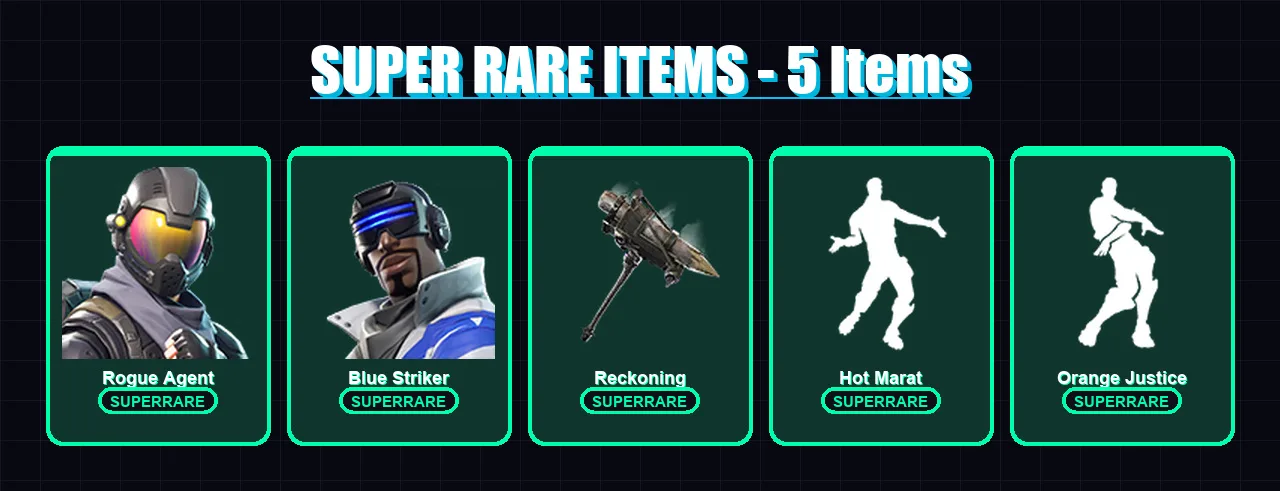 [PS4/PS5/XBOX/PC] | Rogue Agent | Blue Striker | Rox | Calamity | Drift | 15 skin | 17 pickaxe | 18 emote | 22 glider | Lv340