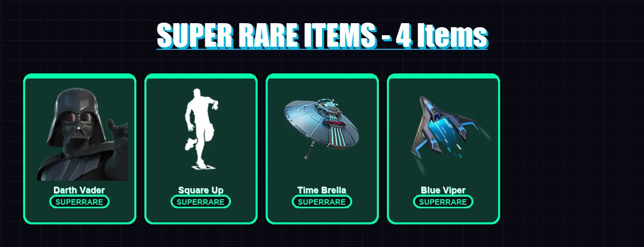 [PS4/PS5/XBOX/PC] | Darth Vader | Torin | Malik | The Origin | Kado Thorne | 145 skin | 203 pickaxe | 140 emote | 178 glider | Lv2290