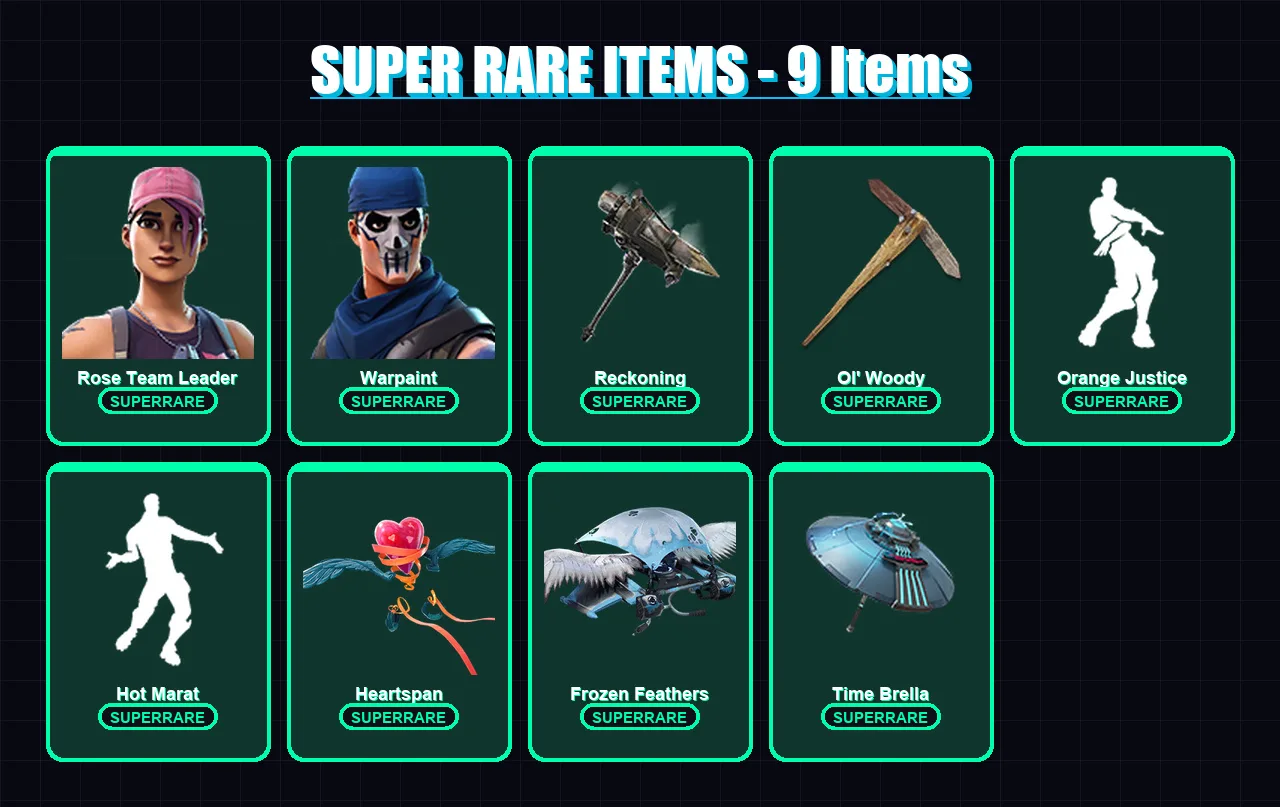 [PC] | Rose Team Leader | Warpaint | Gear Specialist Maya | Polarity | Peter Griffin | 102 skin | 102 pickaxe | 121 emote | 86 glider | Lv885