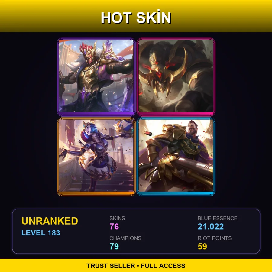 LAN | Lv183 | Unranked | 76 Skin | 79 Champ — Flora Fatalis Soraka