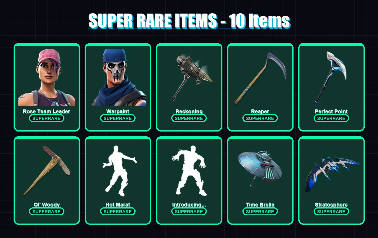 [PC/PSN] | Rose Team Leader | Warpaint | Hybrid | Drift | Peter Griffin | 137 skin | 175 pickaxe | 154 emote | 162 glider | Lv2980 — Fortnite account