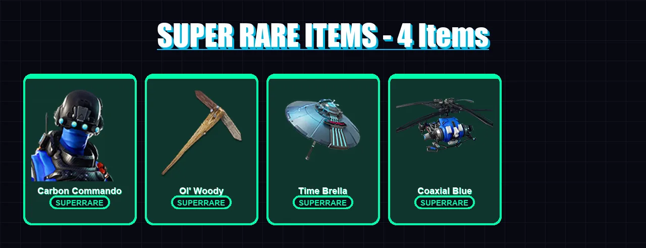 [PS4/PS5/XBOX/PC] | Carbon Commando | Mandalorian | Deadpool | Kymera | Predator | 77 skin | 99 pickaxe | 87 emote | 106 glider | Lv1715