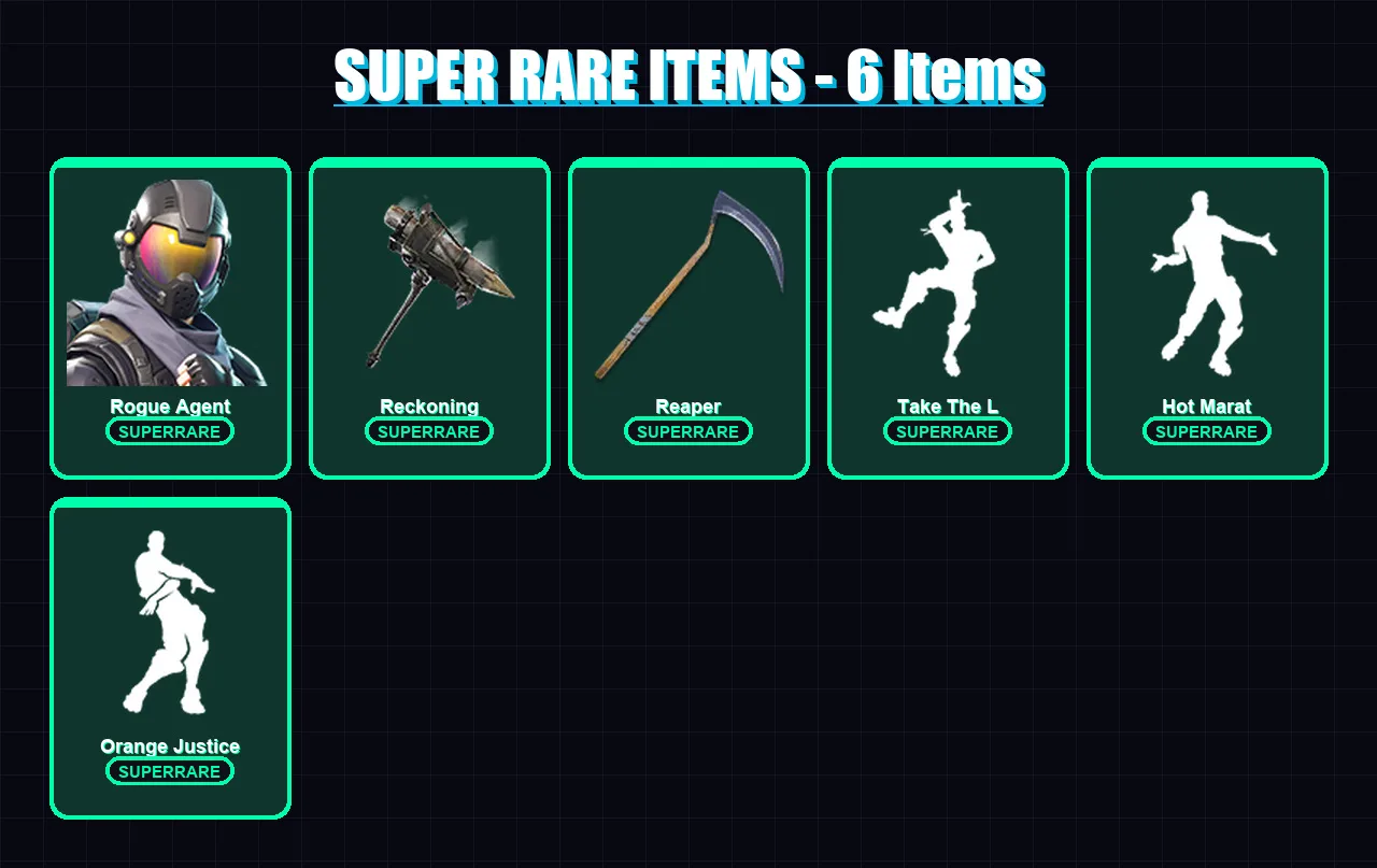 [PC/XBOX/PSN] | Rogue Agent | The Ice King | Torin | Rox | Fate | 98 skin | 78 pickaxe | 90 emote | 75 glider | Lv1155