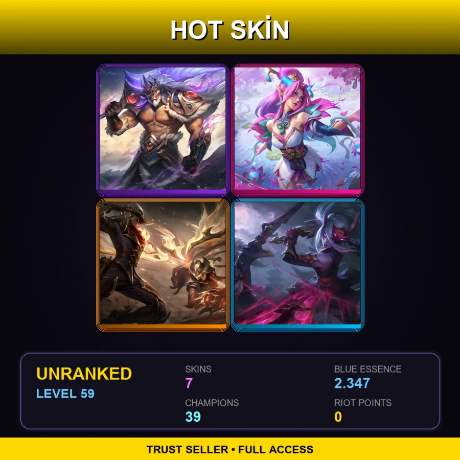 LAN | Lv59 | Unranked | 7 Skin | 39 Champ with Kai'Sa