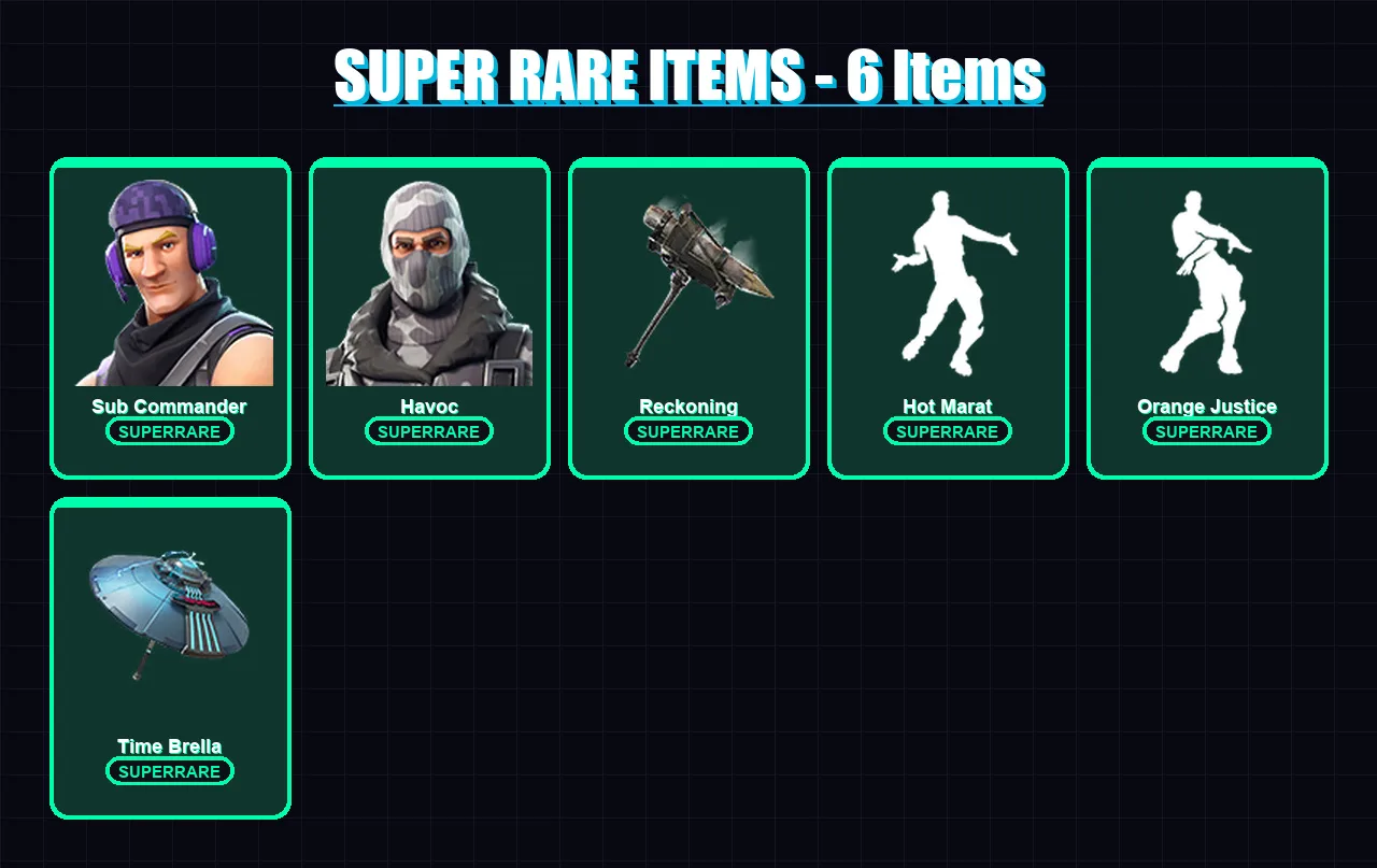 [PC/XBOX/PSN] | Sub Commander | Havoc | Carbide | Dire | Blackheart | 119 skin | 108 pickaxe | 105 emote | 118 glider | Lv2068