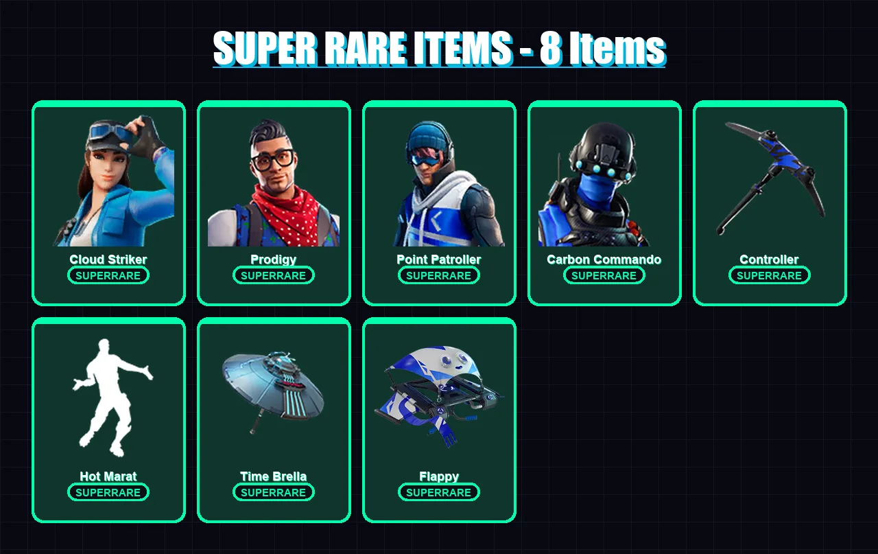 [PC/XBOX/PSN] | Cloud Striker | Prodigy | Point Patroller | 100 skin | Lv1391