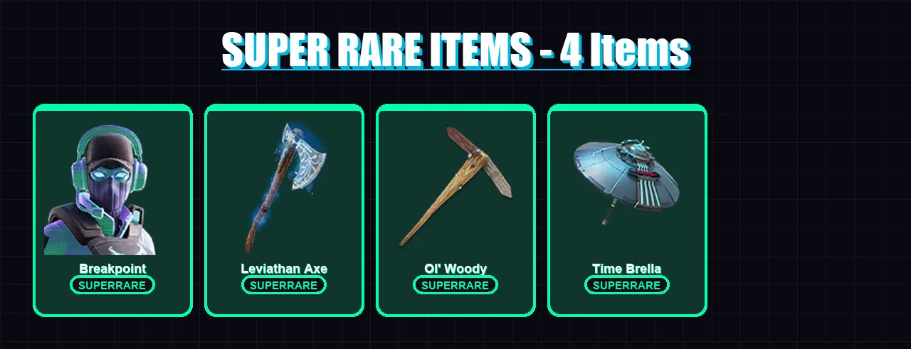 [PC/PSN] | Breakpoint | Mecha Cuddle Master | Fade | Joltara | Ronin | 98 skin | 115 pickaxe | 83 emote | 88 glider | Lv1698