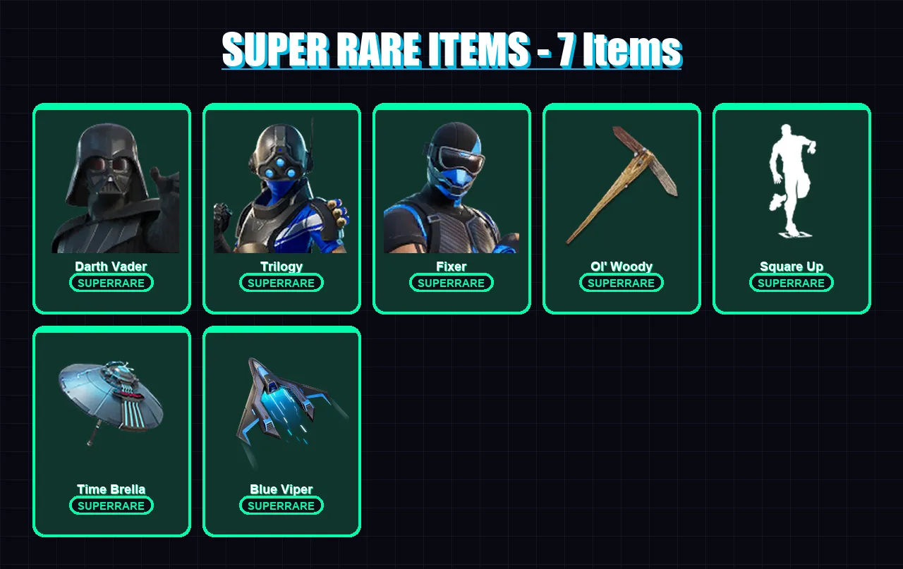 [PC] | Darth Vader | Trilogy | Fixer | Paradigm (Reality-659) | Mecha Cuddle Master | 185 skin | 234 pickaxe | 177 emote | 172 glider | Lv2490