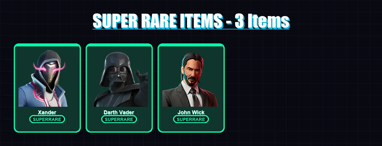 [PC/PSN] | Xander | Darth Vader | John Wick | Renzo the Destroyer | Twyn | 128 skin | 141 pickaxe | 98 emote | 93 glider | Lv1174