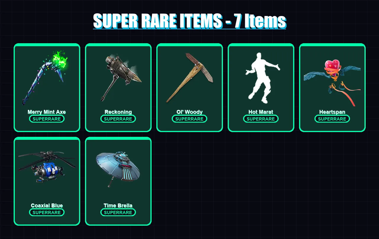 [PC/XBOX] | Fade | Zenith | Ronin | Deadpool | Mandalorian | 112 skin | 181 pickaxe | 145 emote | 152 glider | Lv3044