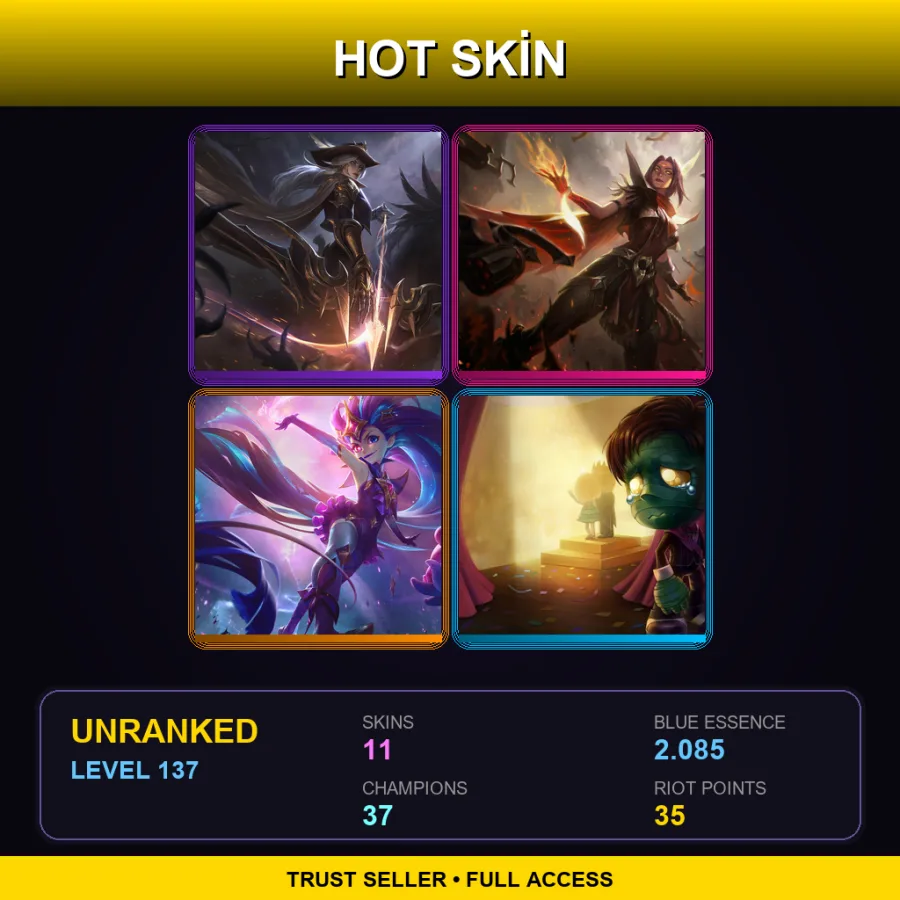 LAS | Lv137 | Unranked | 11 Skin | 37 Champ — High Noon Ashe