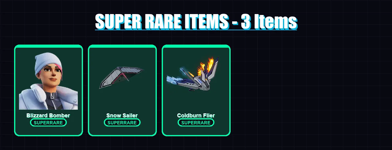 [PS4/PS5/PC] | Blizzard Bomber | Peter Griffin | The Imagined | Valeria | Ronin | 110 skin | 160 pickaxe | 114 emote | 114 glider | Lv1759