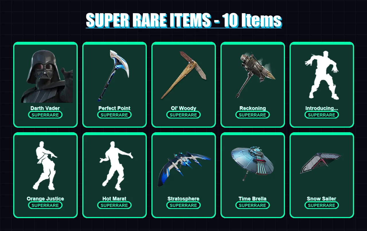 [PS4/PS5/XBOX/PC] | Darth Vader | The Foundation | Lynx | Nezumi | Vendetta | 350 skin | 382 pickaxe | 363 emote | 298 glider | Lv6490
