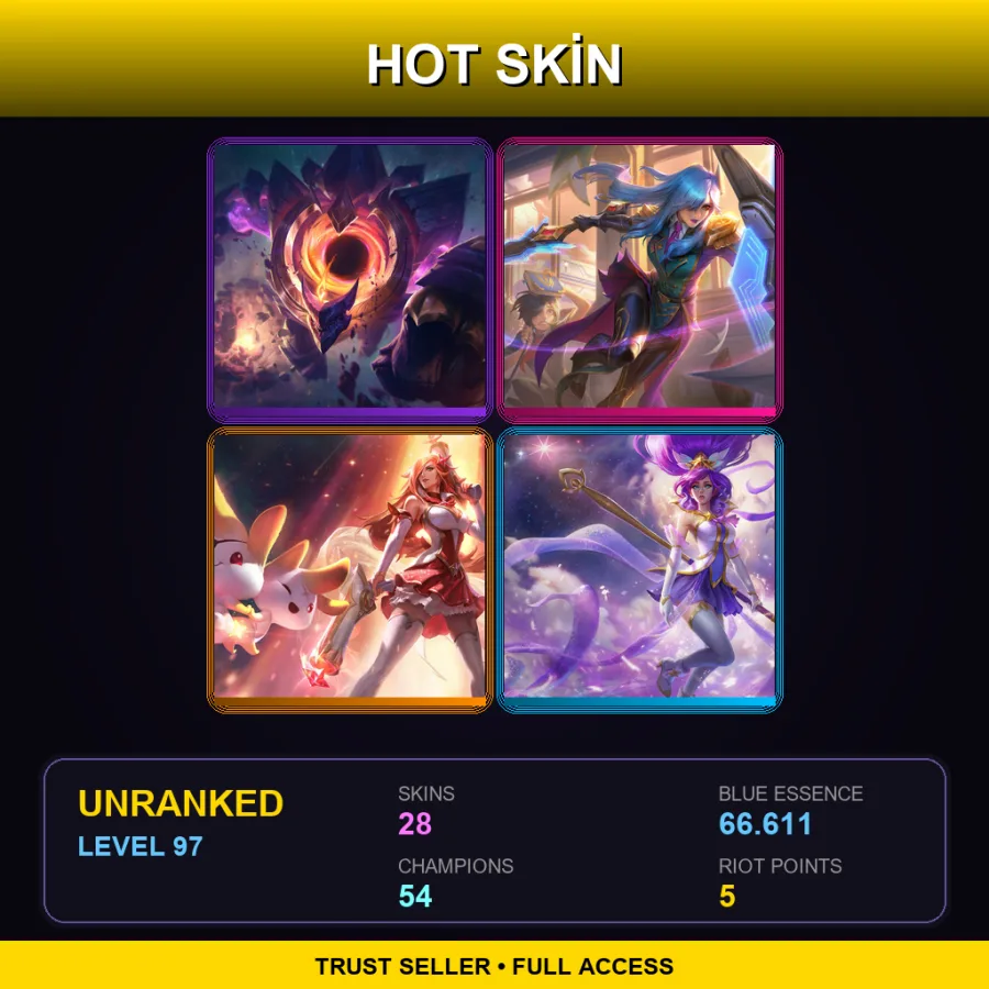 BR | Lv97 | Unranked | 28 Skin | 54 Champ