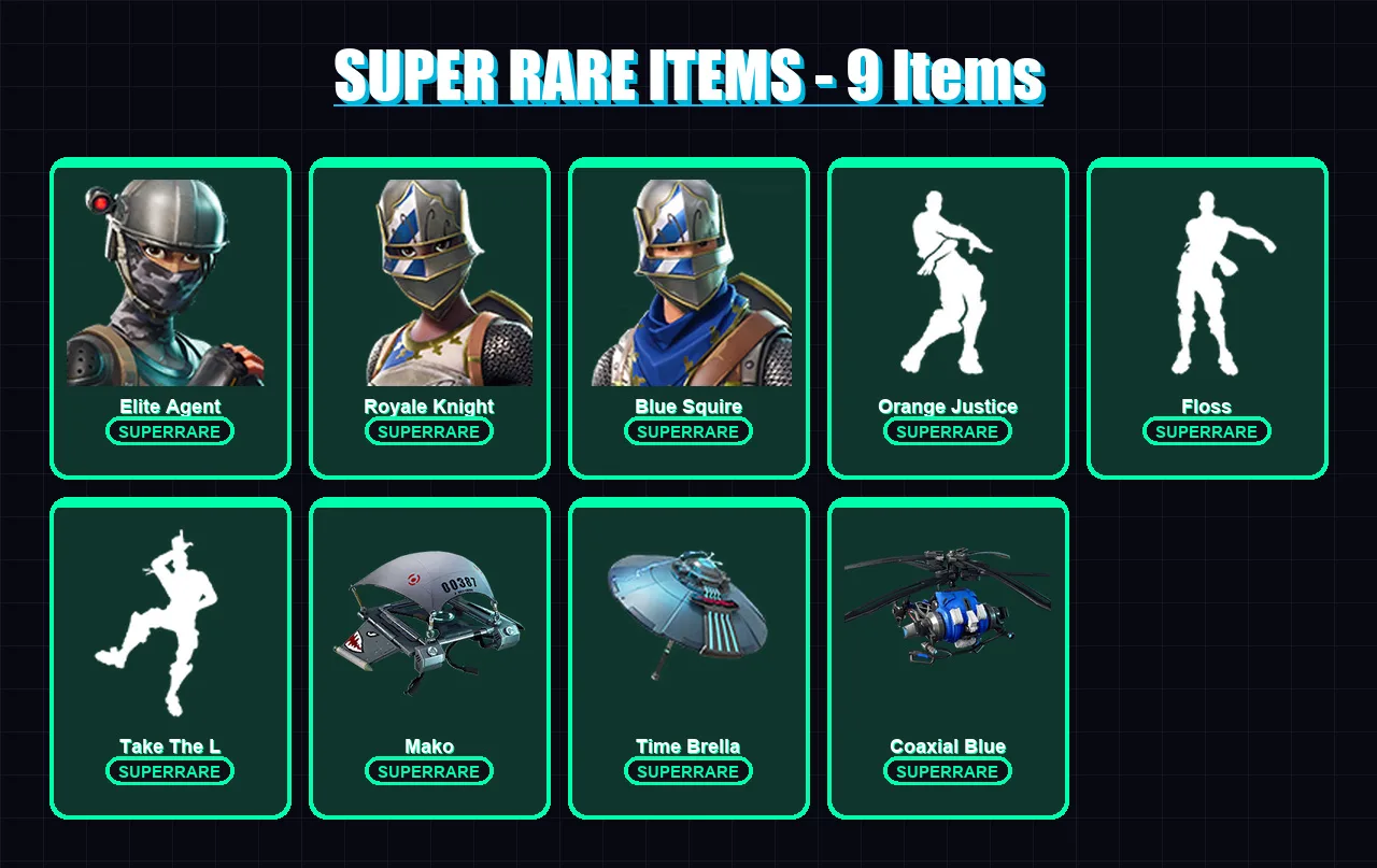 [PS4/PS5/XBOX/PC] | Elite Agent | Royale Knight | Blue Squire | Carbide | Dark Voyager | 26 skin | 41 pickaxe | 60 emote | 56 glider | Lv1167