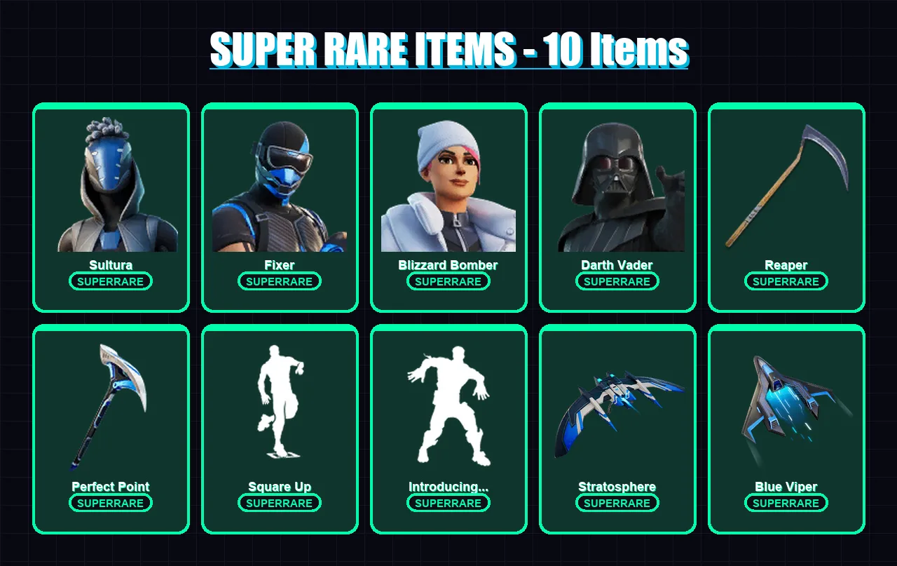 [PC/XBOX] | Sultura | Fixer | Blizzard Bomber | Darth Vader | Midas | 116 skin | 157 pickaxe | 123 emote | 141 glider | Lv2117