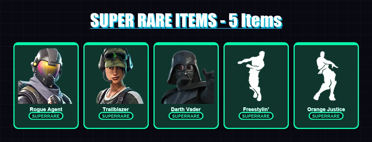 [PS4/PS5/XBOX/PC] | Rogue Agent | Trailblazer | Darth Vader | Era | Driftwalker | 270 skin | 264 pickaxe | 248 emote | 163 glider | Lv1597 — Fortnite account