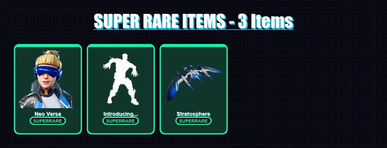 [PS4/PS5/XBOX/PC] | Neo Versa | Fade | Mandalorian | Jules | Scuba Jonesy | 8 skin | 8 pickaxe | 8 emote | 12 glider | Lv100
