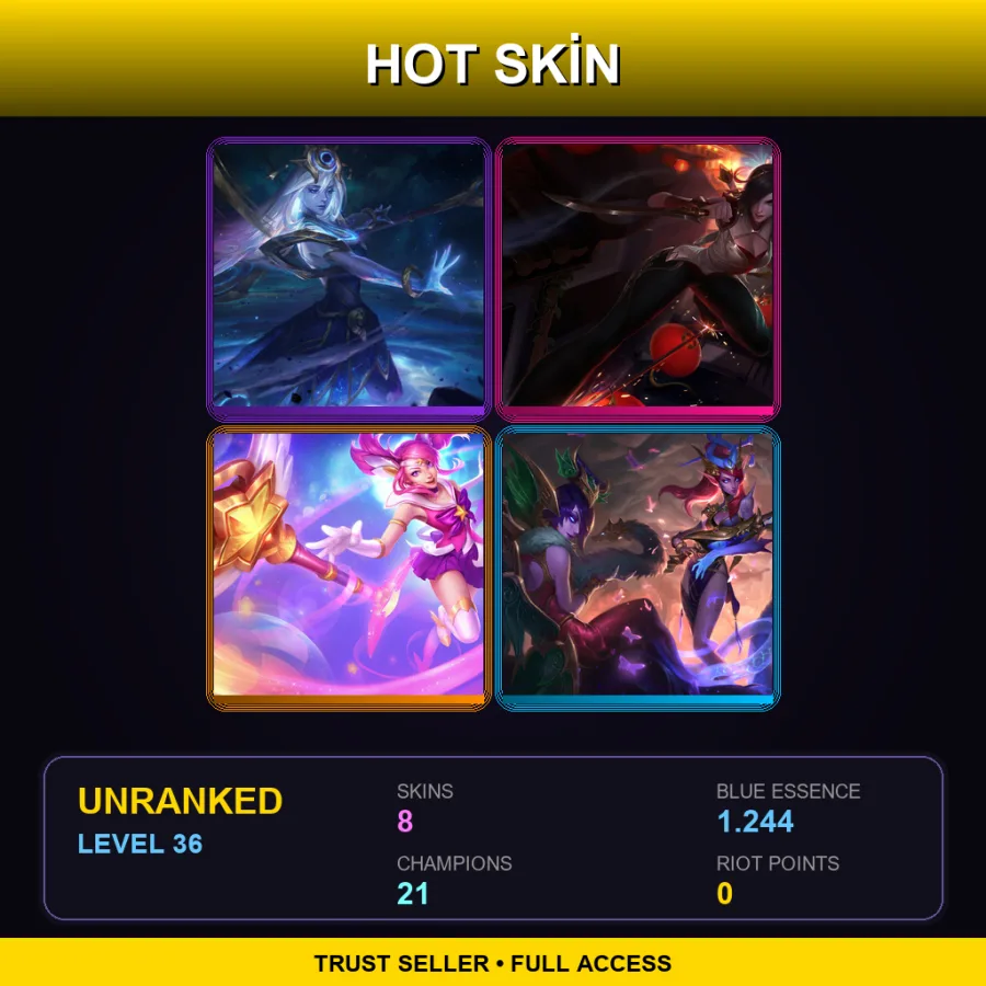 BR | Lv36 | Unranked | 8 Skin | 21 Champ