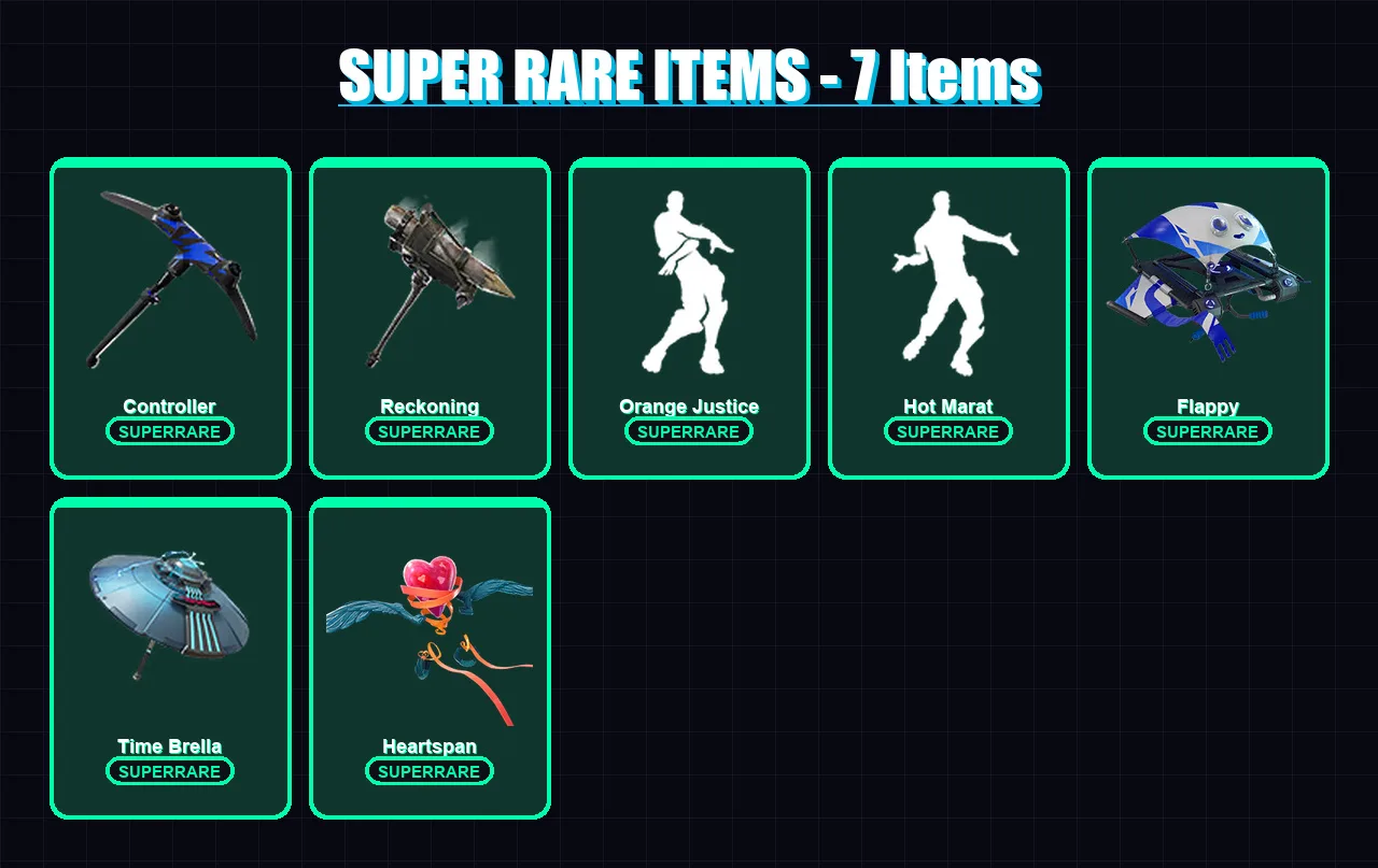 [PC/XBOX] | Ultima Knight | Singularity | Dire | Vendetta | Snap | 94 skin | 86 pickaxe | 95 emote | 97 glider | Lv1357 — Fortnite account