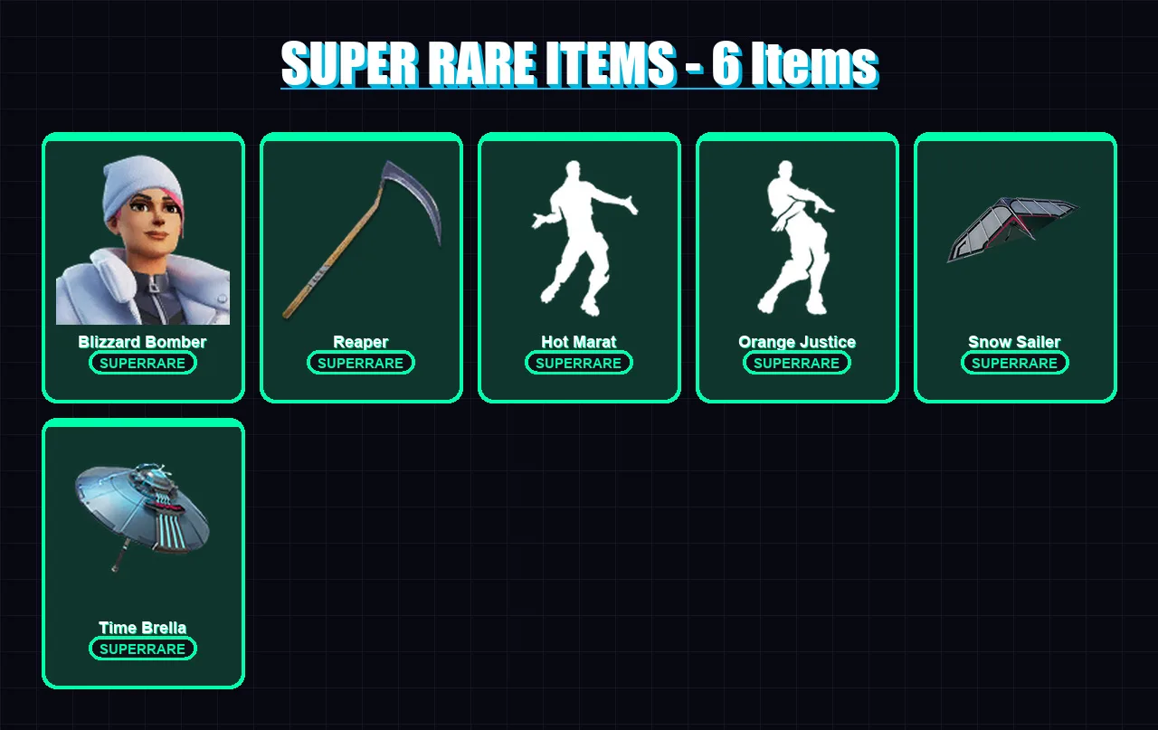 [PS4/PS5/XBOX/PC] | Blizzard Bomber | Fade | The Scientist | Ronin | Optimus Prime | 104 skin | 138 pickaxe | 125 emote | 132 glider | Lv2393