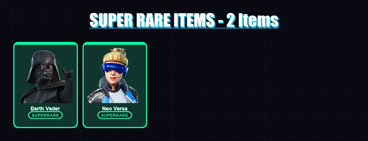 [PS4/PS5/XBOX/PC] | Darth Vader | Neo Versa | Predator | The Origin | The Imagined | 113 skin | 154 pickaxe | 97 emote | 119 glider | Lv1582