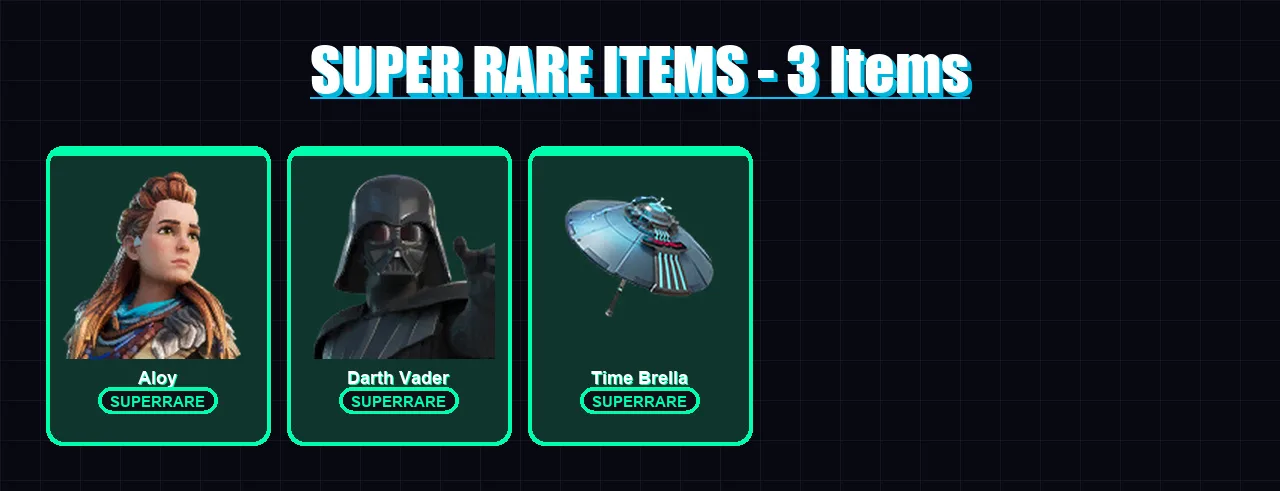 [SWITCH/XBOX/PSN/PC] | Aloy | Darth Vader | Renzo the Destroyer | Twyn | Nezumi | 78 skin | 99 pickaxe | 78 emote | 79 glider | Lv1192