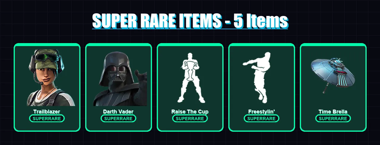 [PC/XBOX/PSN] | Trailblazer | Darth Vader | Blackheart | Spire Assassin | The Imagined | 193 skin | 237 pickaxe | 173 emote | 217 glider | Lv3831