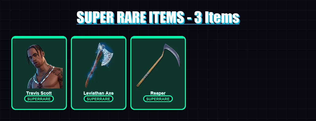 [PS4/PS5/XBOX/PC] | Travis Scott | Eternal Knight | Gear Specialist Maya | Midas | Joey | 80 skin | 105 pickaxe | 70 emote | 83 glider | Lv1335