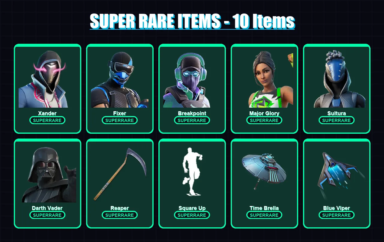 [PS4/PS5/XBOX/PC] | Xander | Fixer | Breakpoint | Major Glory | Sultura | 327 skin | 288 pickaxe | 248 emote | 190 glider | Lv4016