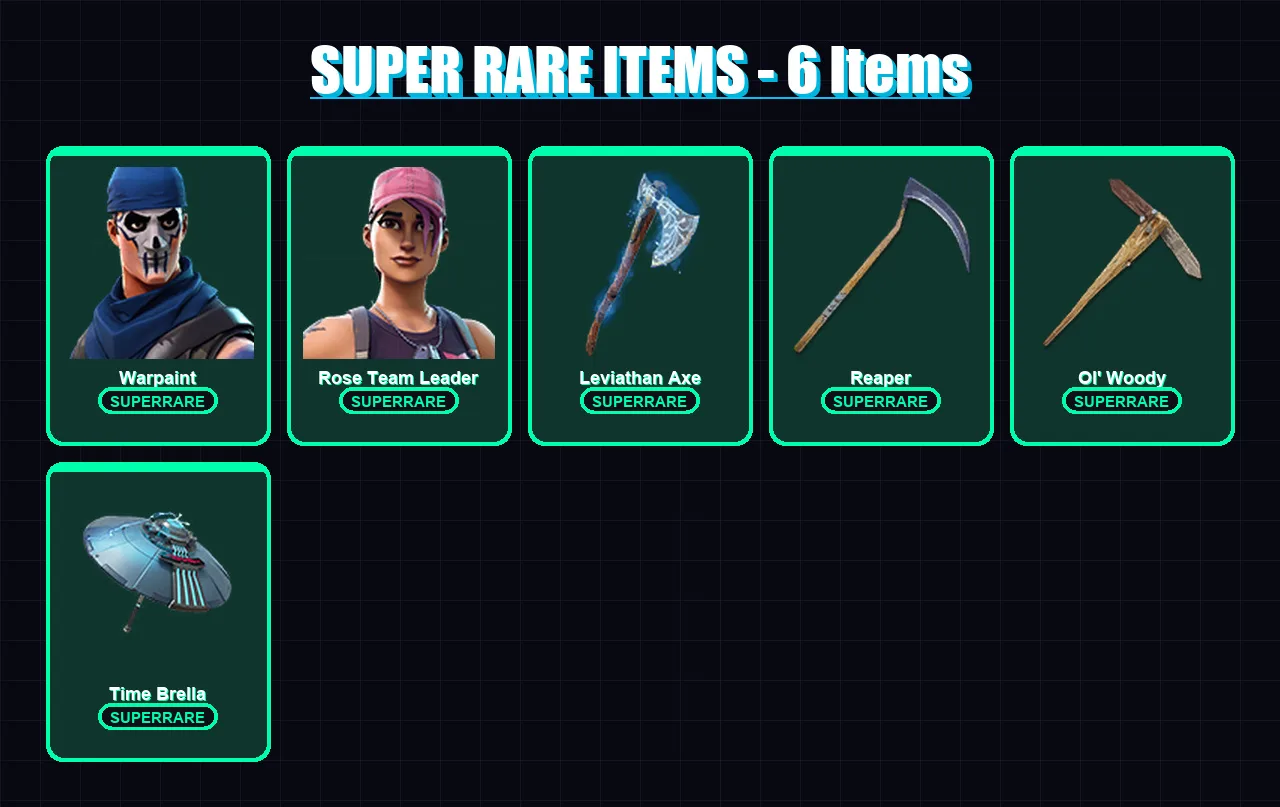 [PC/PSN] | Warpaint | Rose Team Leader | Eternal Knight | Mandalorian | Gear Specialist Maya | 98 skin | 101 pickaxe | 74 emote | 92 glider | Lv1635