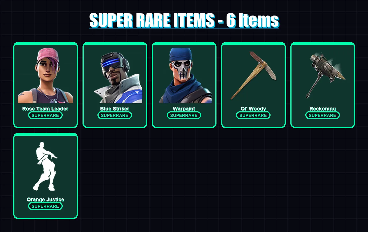 [PS4/PS5/XBOX/PC] | Rose Team Leader | Blue Striker | Warpaint | Gear Specialist Maya | Catalyst | 26 skin | 39 pickaxe | 45 emote | 45 glider | Lv7 — Fortnite account