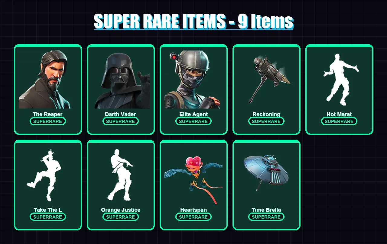 [PS4/PS5/XBOX/PC] | The Reaper | Darth Vader | Elite Agent | Hybrid | Ragnarok | 235 skin | 263 pickaxe | 199 emote | 234 glider | Lv3892 — Fortnite account