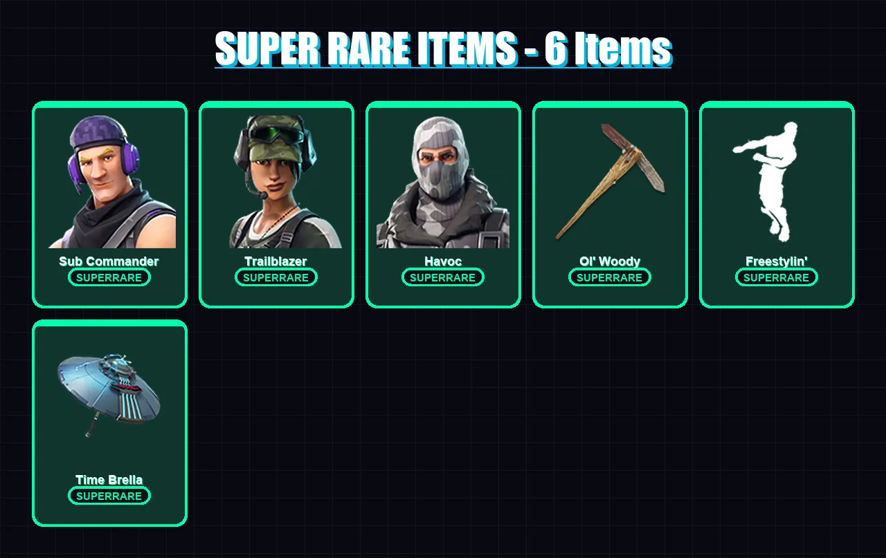 [PC/PSN] | Sub Commander | Trailblazer | Havoc | Son Goku | Era | 217 skin | 247 pickaxe | 189 emote | 133 glider | Lv1432