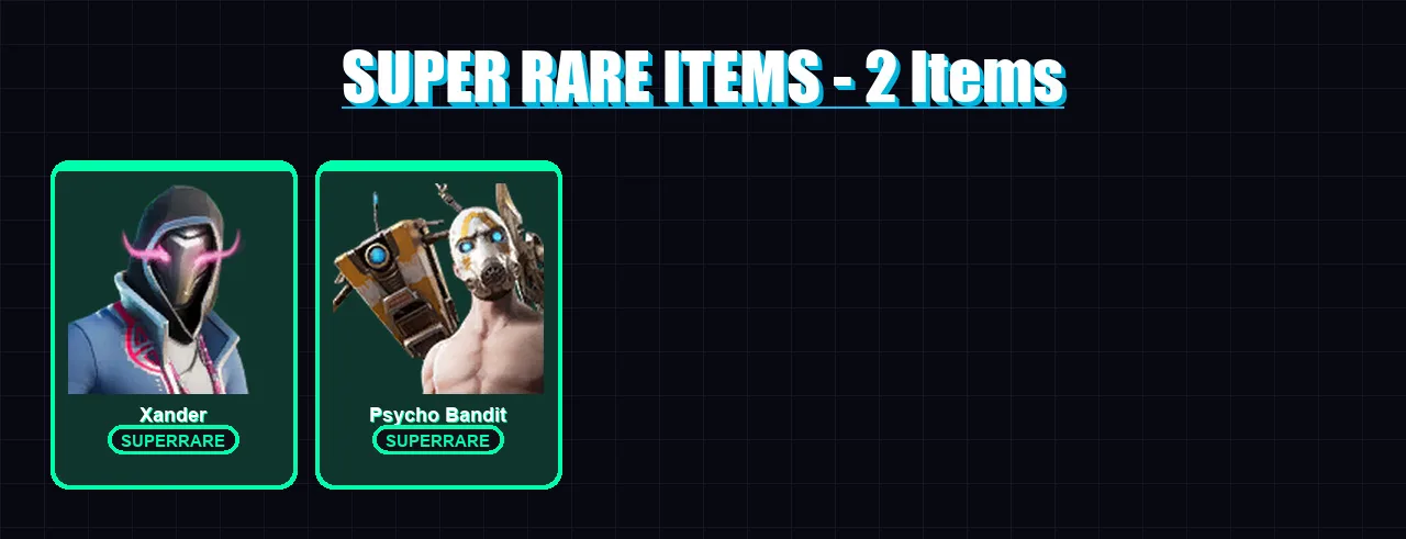 [PC/PSN] | Xander | Psycho Bandit | Ronin | The Imagined | Renzo the Destroyer | 47 skin | 58 pickaxe | 40 emote | 54 glider | Lv812