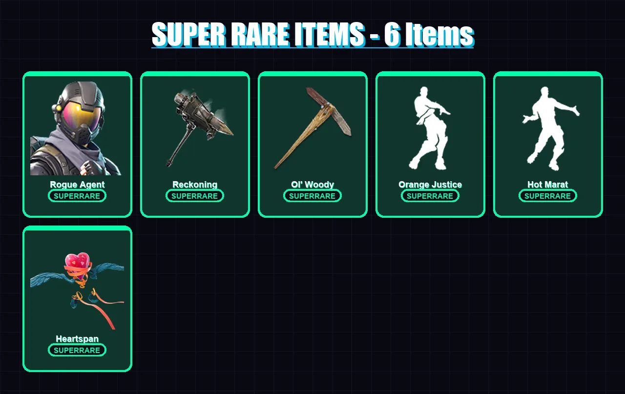 [PC/XBOX/PSN] | Rogue Agent | Zenith | Lynx | Blackheart | The Prisoner | 29 skin | 33 pickaxe | 56 emote | 36 glider | Lv620