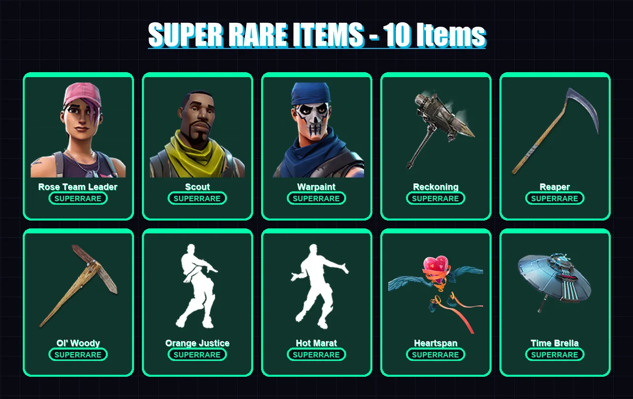 [PC/XBOX/PSN] | Rose Team Leader | Scout | Warpaint | Red Knight | Ravage | 129 skin | 152 pickaxe | 134 emote | 128 glider | Lv1863