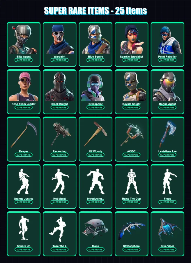 [PS4/PS5/XBOX/PC] | Elite Agent | Warpaint | Blue Squire | 129 skin | Lv2015 — Fortnite account