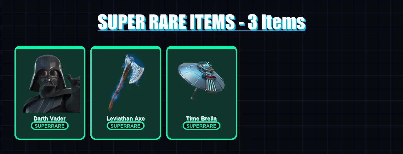 [PC/XBOX/PSN] | Darth Vader | Eternal Knight | Torin | The Origin | Ronin | 103 skin | 156 pickaxe | 108 emote | 139 glider | Lv3117